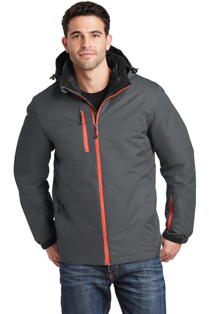 Port Authority J332 Vortex Waterproof 3-in-1 Jacket - Tiny Fish Printing