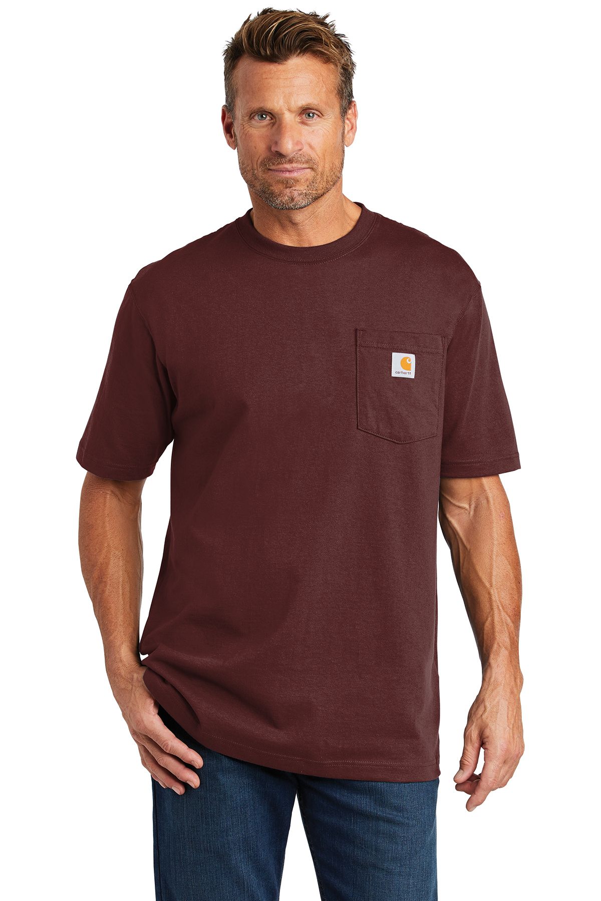Carhartt Workwear Pocket Short Sleeve T-Shirt CTK87 - Tiny Fish Printing