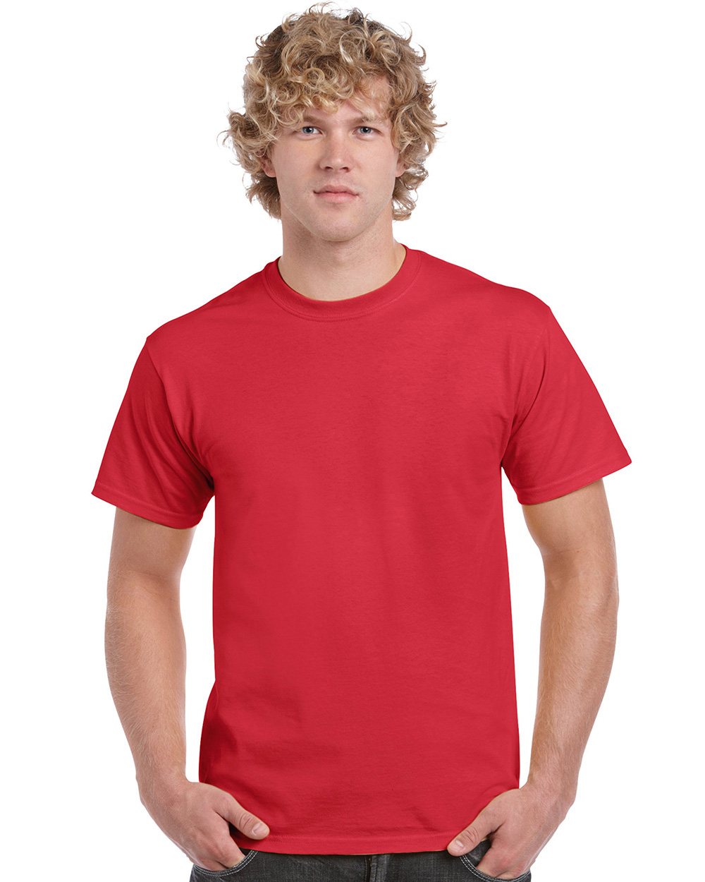 red gildan tshirt